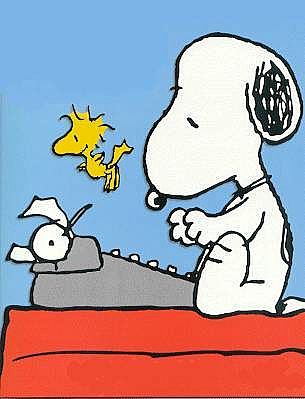 Snoopy-Writing-Life